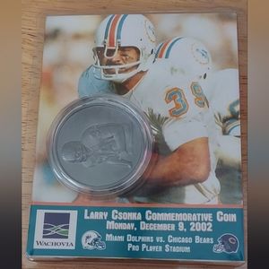 Larry Csonka Commemorative Coin